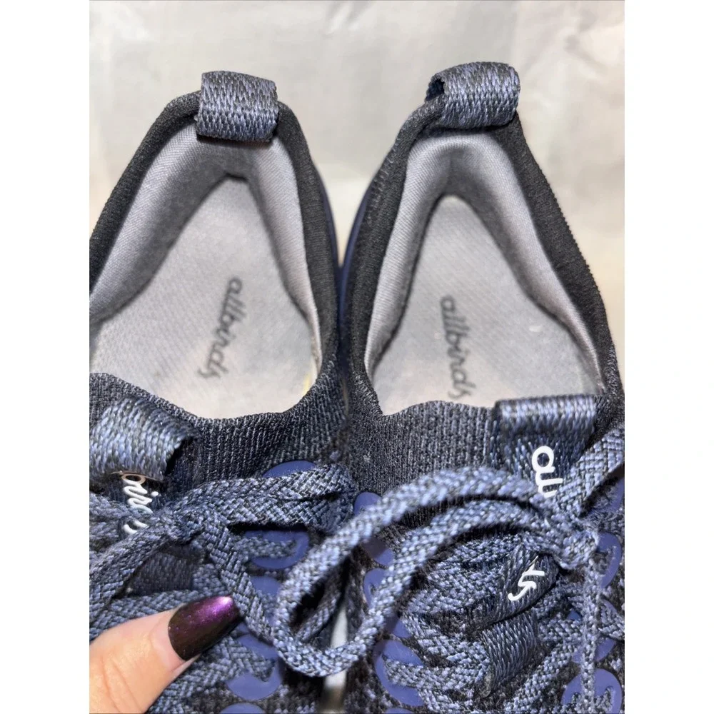 Allbirds Tree Flyer 2 Women's 7 Athletic‎ Shoes Sneakers Blue Black Swift Foam
